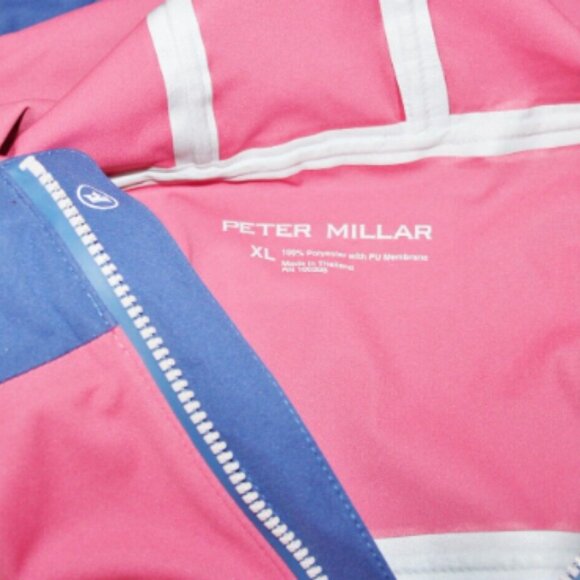 Excellent Peter Millar Hyperlight 3L Link Hoodie Waterproof Full Zip Jacket XL - Picture 8 of 10